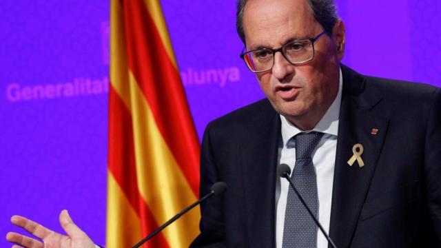 El presidente de la Generalitat, Quim Torra