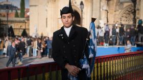 Gerardo Fernández, de la misma edad que Leonor, toca en la banda que pone música a los Premios Princesa de Asturias.