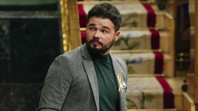 El portavoz de ERC en el Congreso, Gabriel Rufián