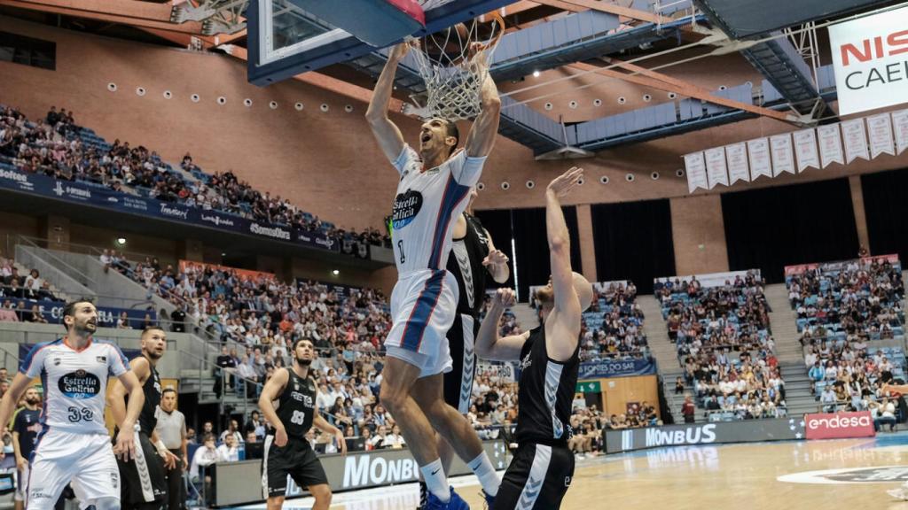 Kravic, de Obradoiro, durante un partido de la Liga Endesa