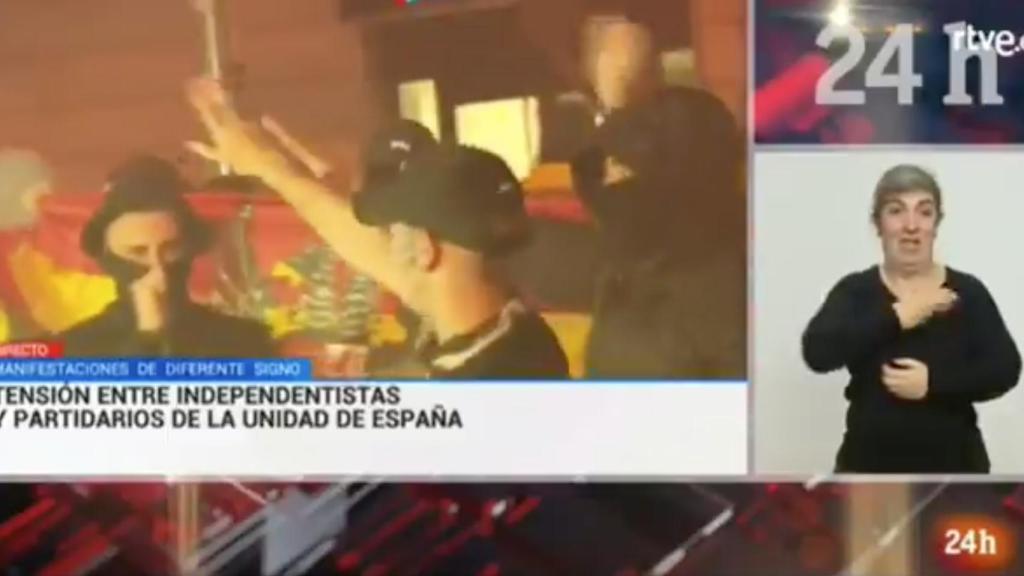 Telediario de TVE.