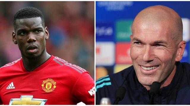 Paul Pogba y Zidane.