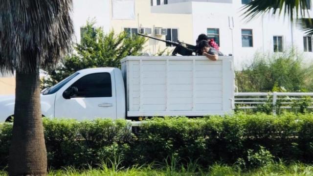 Hombres armados en Culiacán