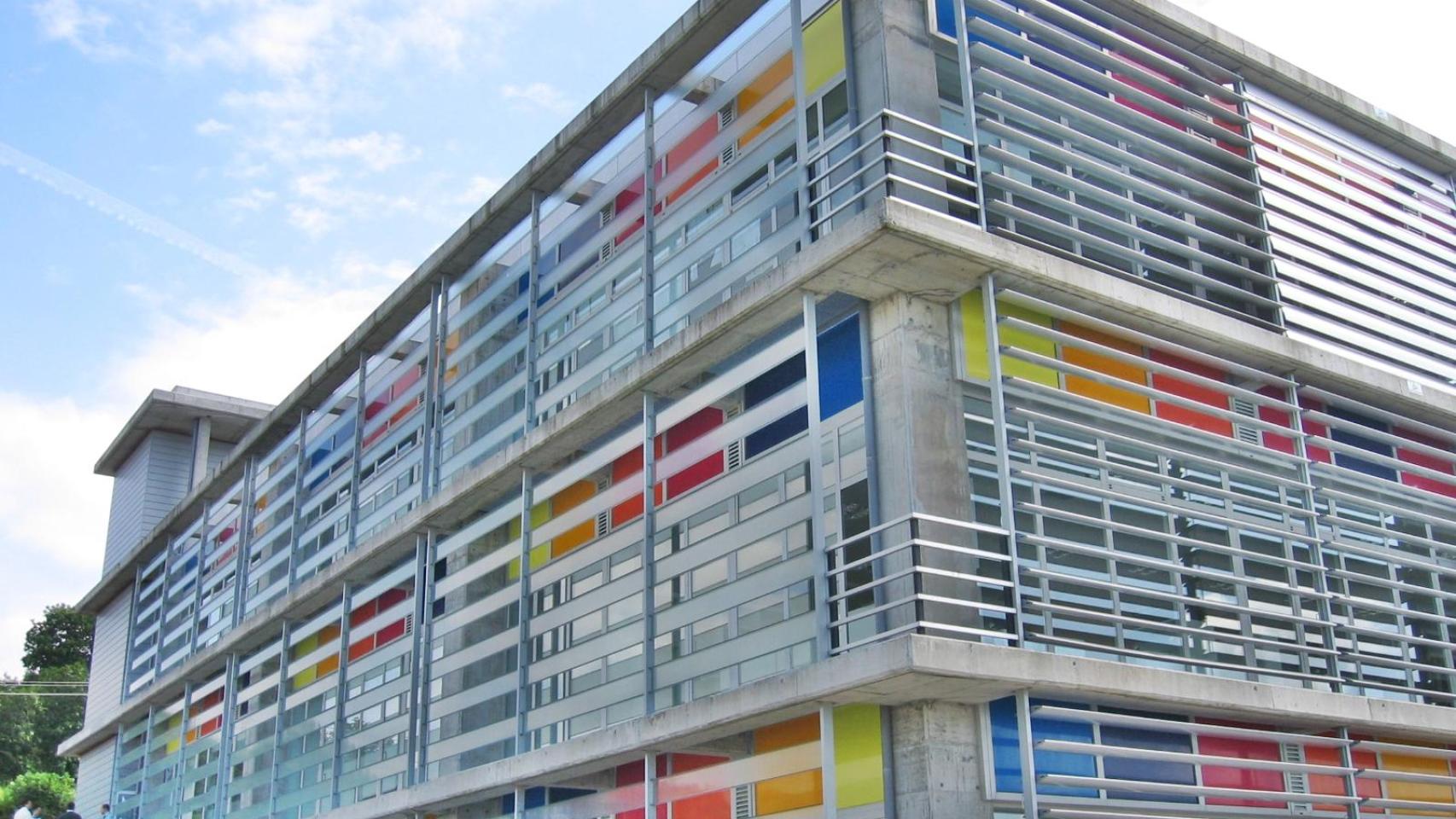 Fachada del edificio del Citic en el campus de Elviña.