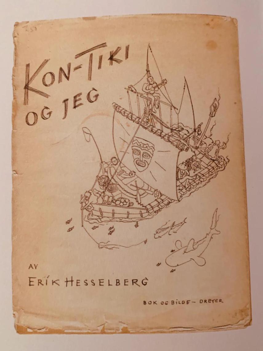 El cuaderno de bitácora del Kon-Tiki.