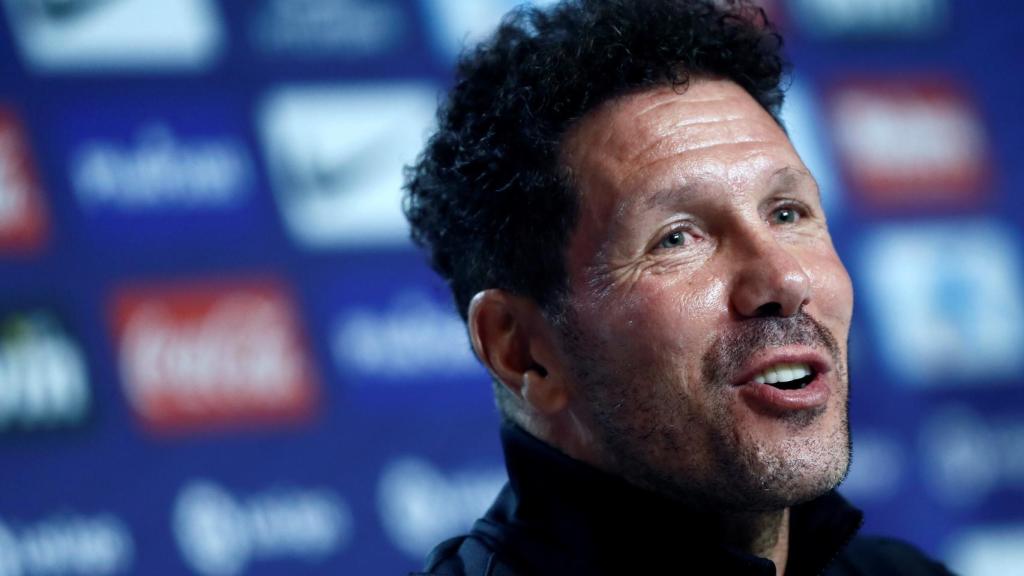 Diego Pablo Simeone en ruda de prensa