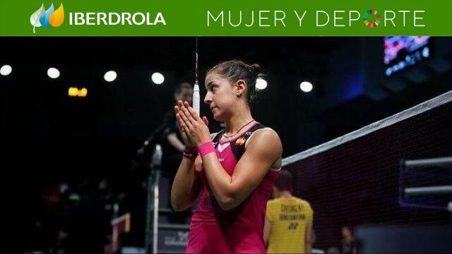 Carolina Marín, en el Abierto de Dinamarca