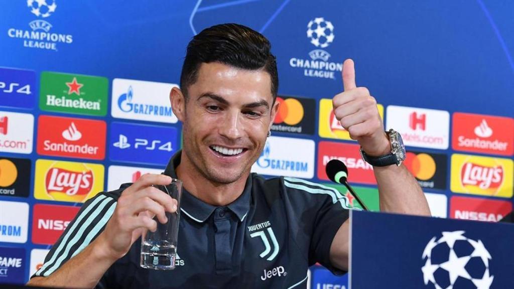 Cristiano en rueda de prensa