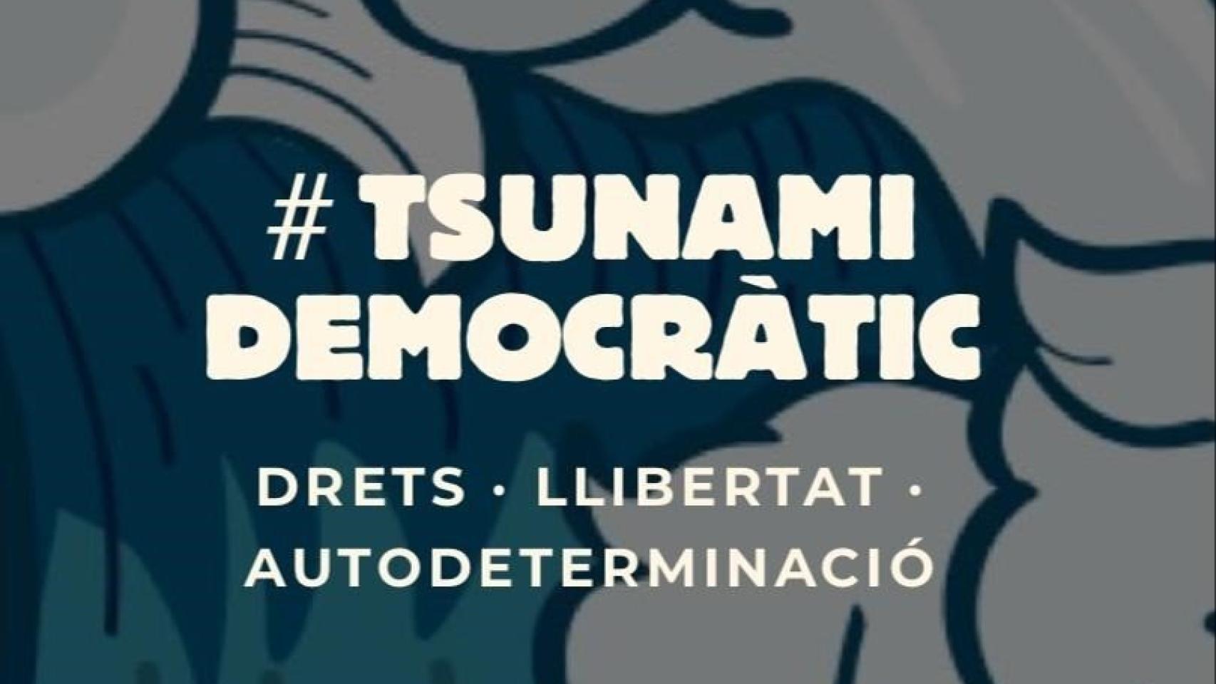 La Audiencia Nacional investiga a Tsunami Democràtic por delitos relacionados con terrorismo.