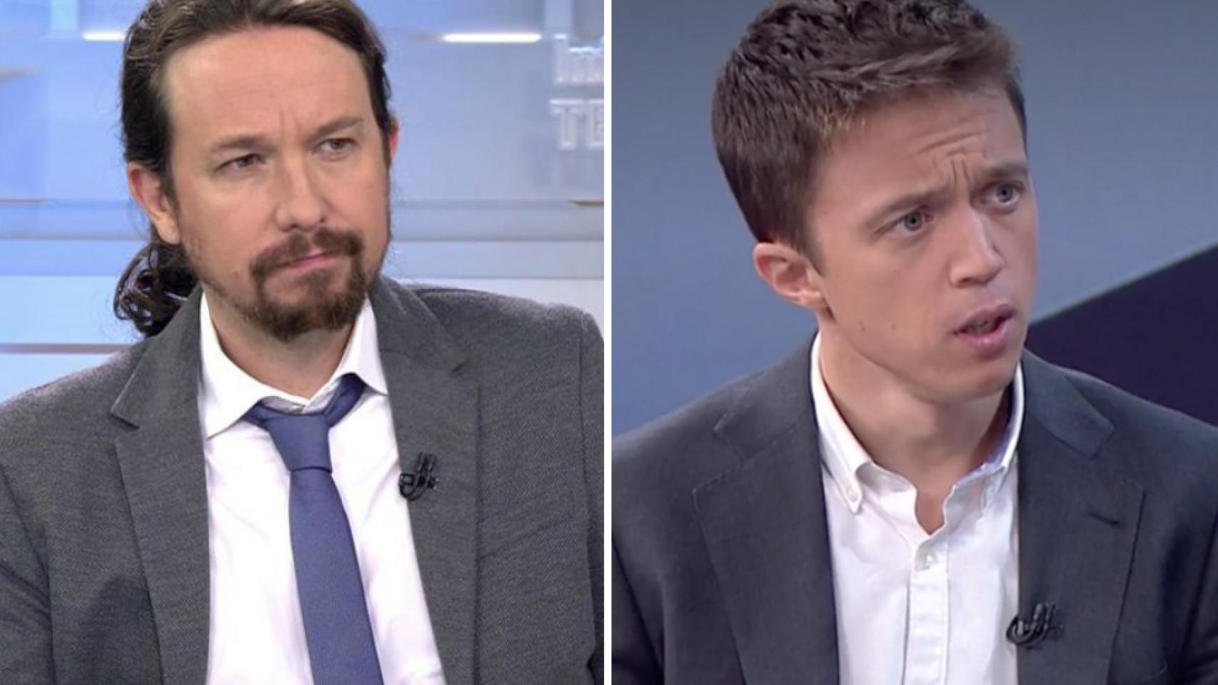 Pablo Iglesias e Íñigo Errejón.