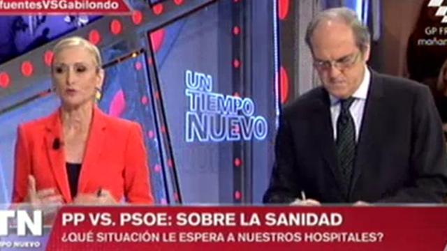 Cristina Cifuentes y Ángel Gabilondo en 'Un tiempo nuevo'