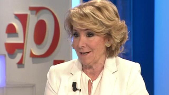 Esperanza Aguirre en 'Espejo Público'