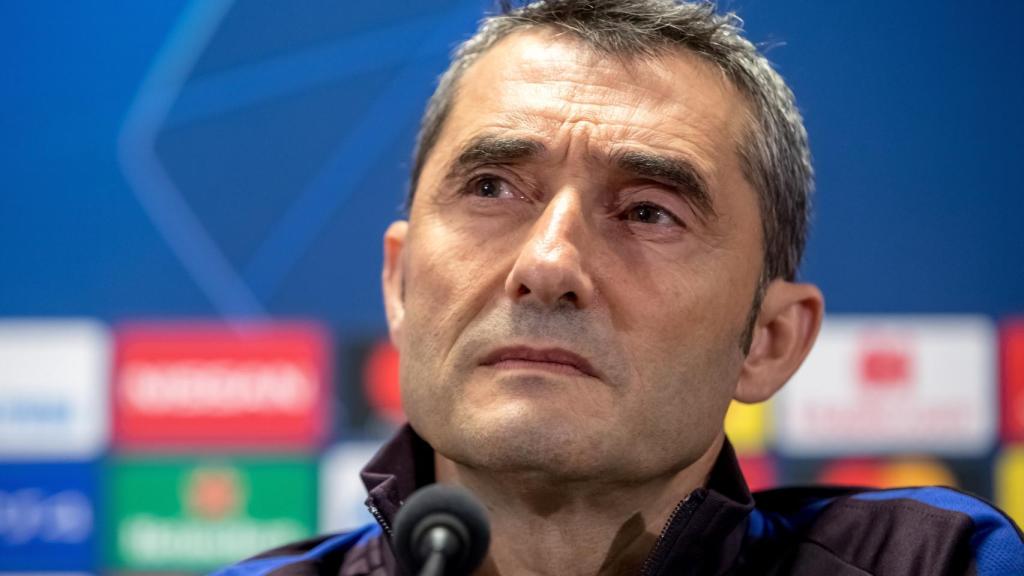 Ernesto Valverde analiza el choque ante el Slavia