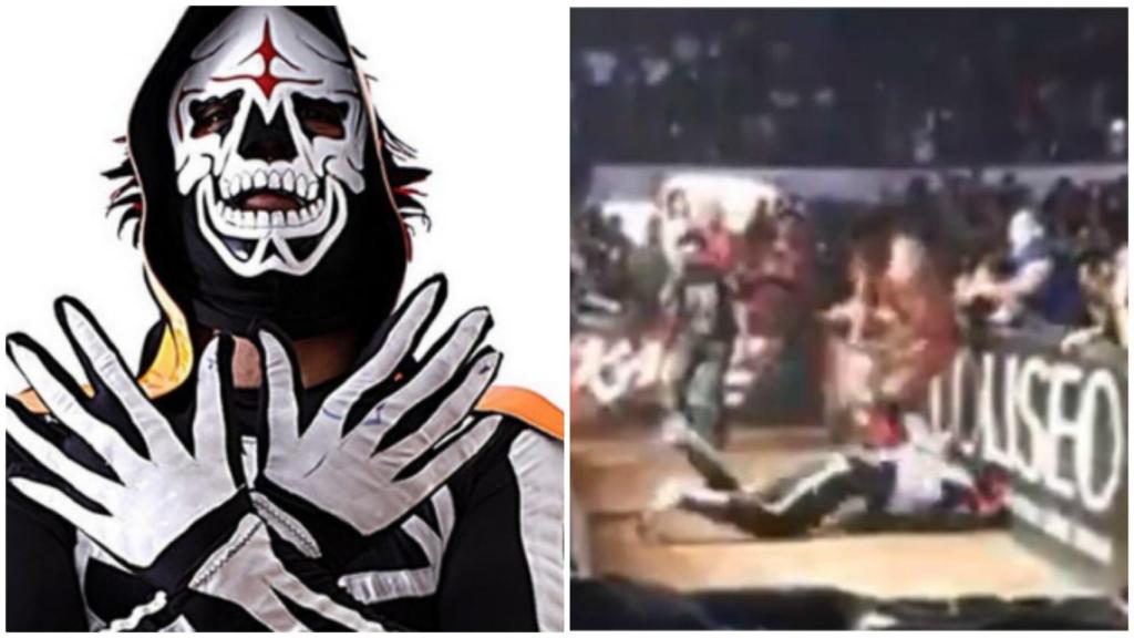 La Parka sufre un grave accidente tras caer fuera del cuadrilátero