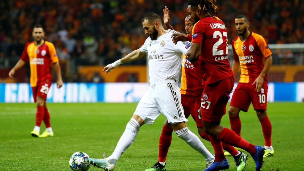 Benzema, ante el Galatasaray