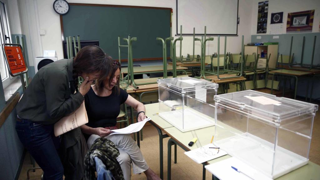 Una mesa electoral en las elecciones generales del pasado junio.