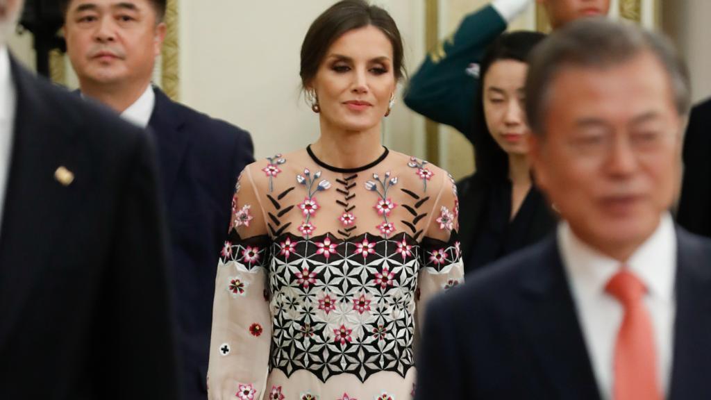 La reina Letizia este miércoles en Seúl.