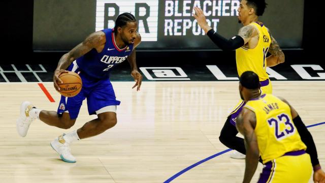 Kawhi Leonard, en el partido contra Los Angeles Lakers