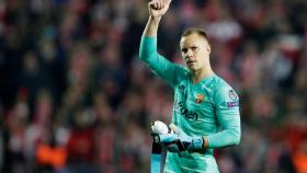 Ter Stegen, el mejor del partido