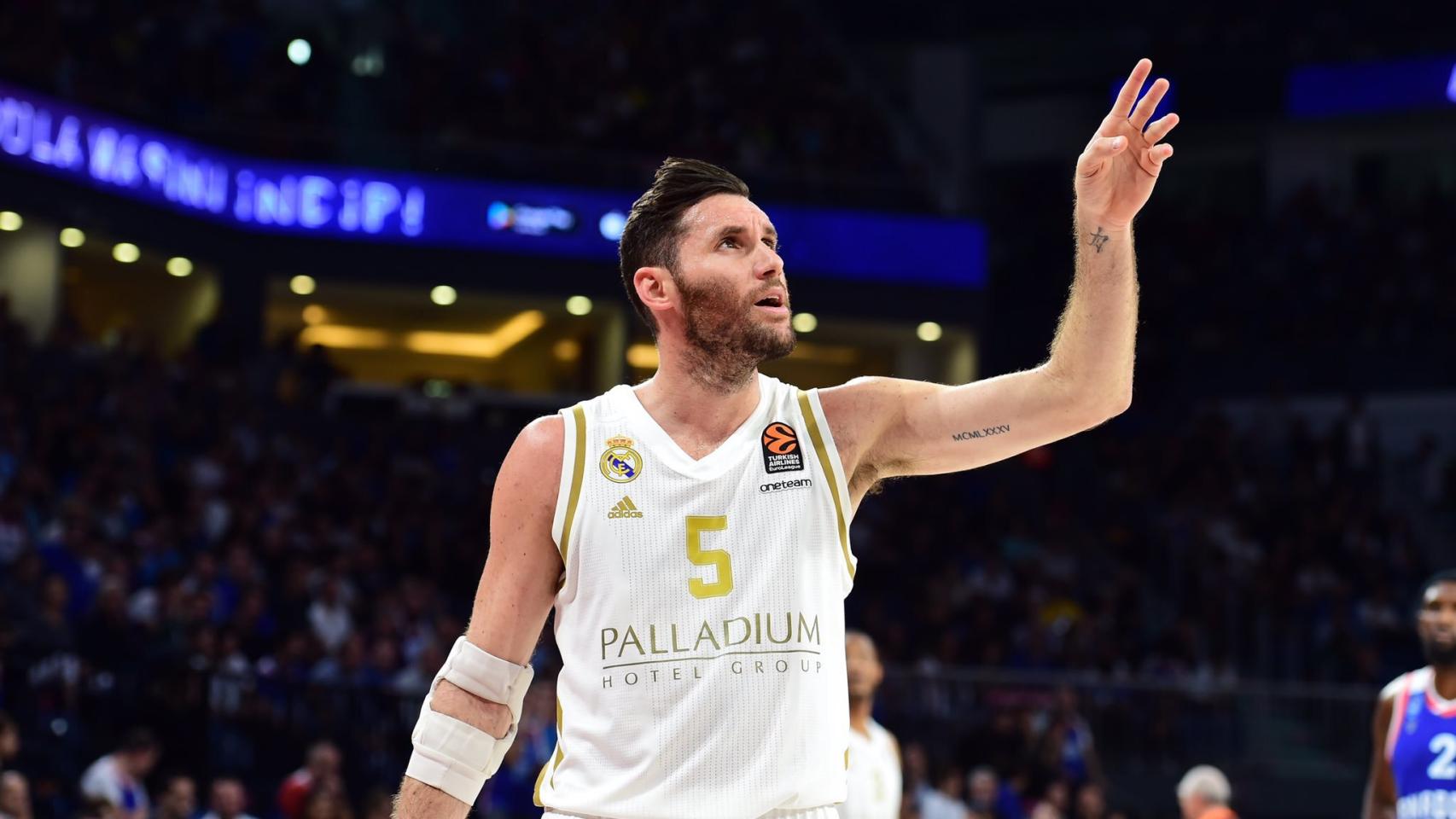 Rudy Fernández, durante el duelo entre Anadolu Efes y Real Madrid