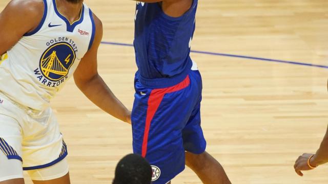 Kawhi Leonard, en el partido contra los Golden State Warriors