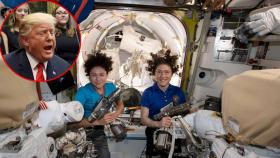 Las astronautas tienen remachadoras espaciales y saben como usarlas.