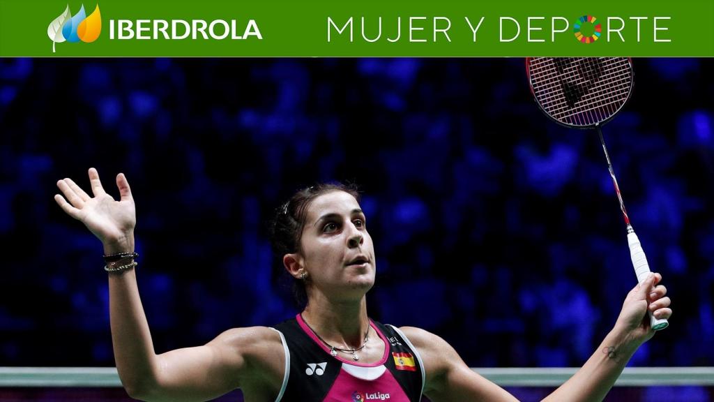 Carolina Marín, durante el Abierto de Francia