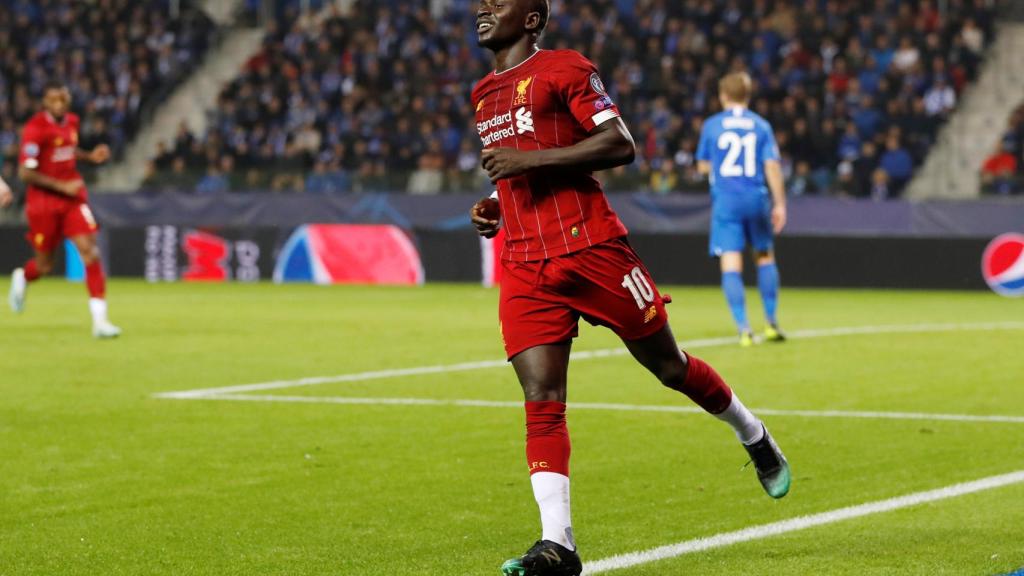 Sadio Mané, con el Liverpool