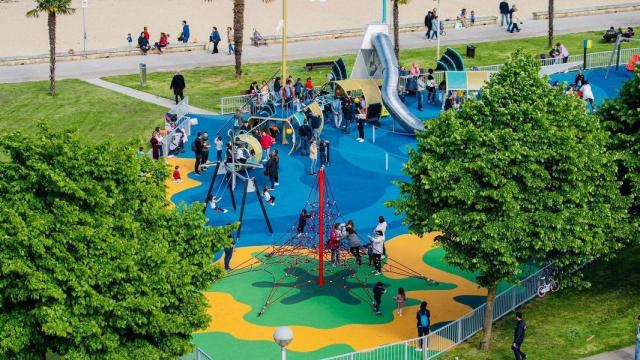 Parque infantil en Sada.