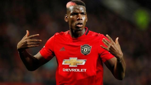 Paul Pogba en un partido de esta temporada