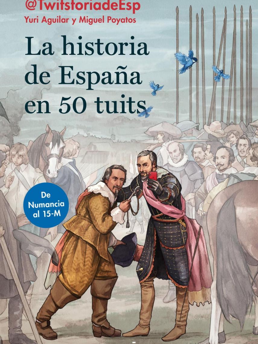 Portada de 'La historia de España en 50 tuits'.