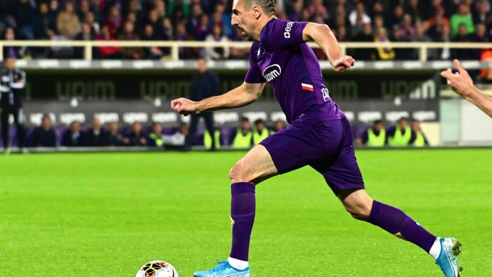 Franck Ribéry, durante un partido de la Fiorentina