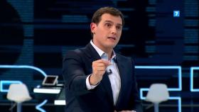 Albert Rivera, durante la entrevista en el programa 'El Objetivo' en La Sexta.