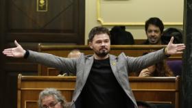 El portavoz de ERC en el Congreso, Gabriel Rufián.