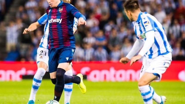 La Real Sociedad pierde en casa ante un sólido Levante