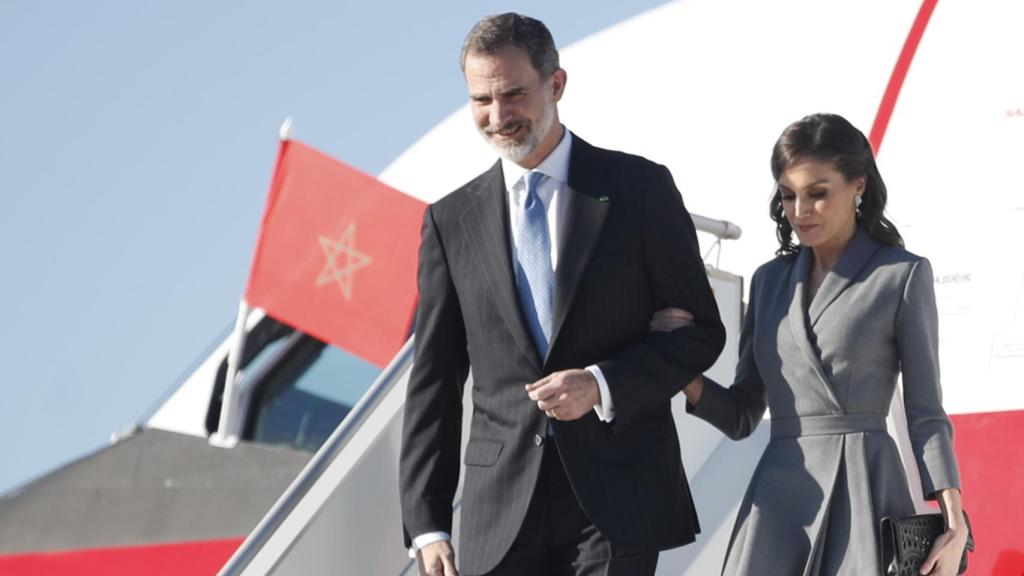 Los reyes de España en su viaje de Estado a Marruecos.