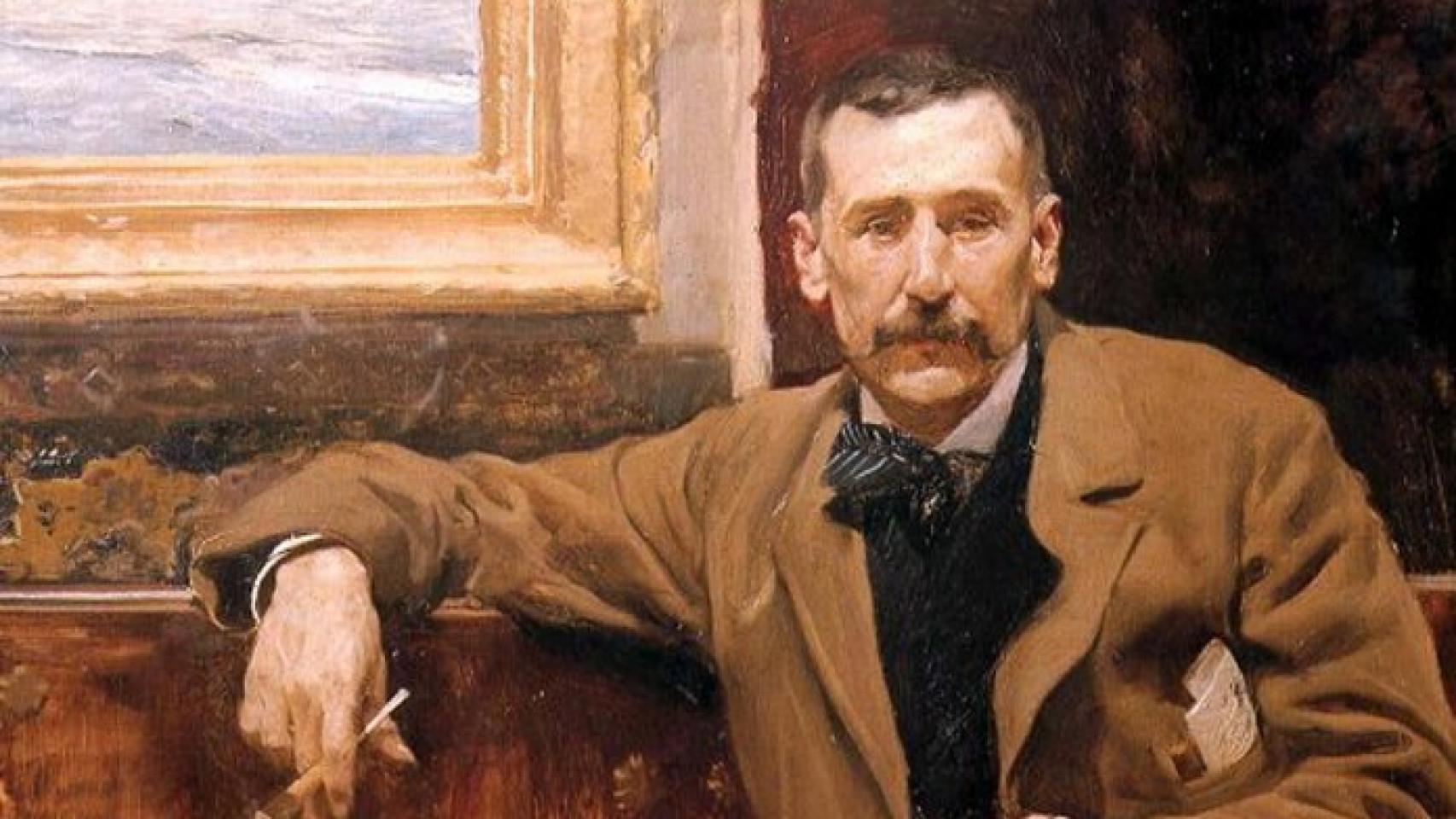 Retrato de Benito Pérez Galdós realizado por Sorolla