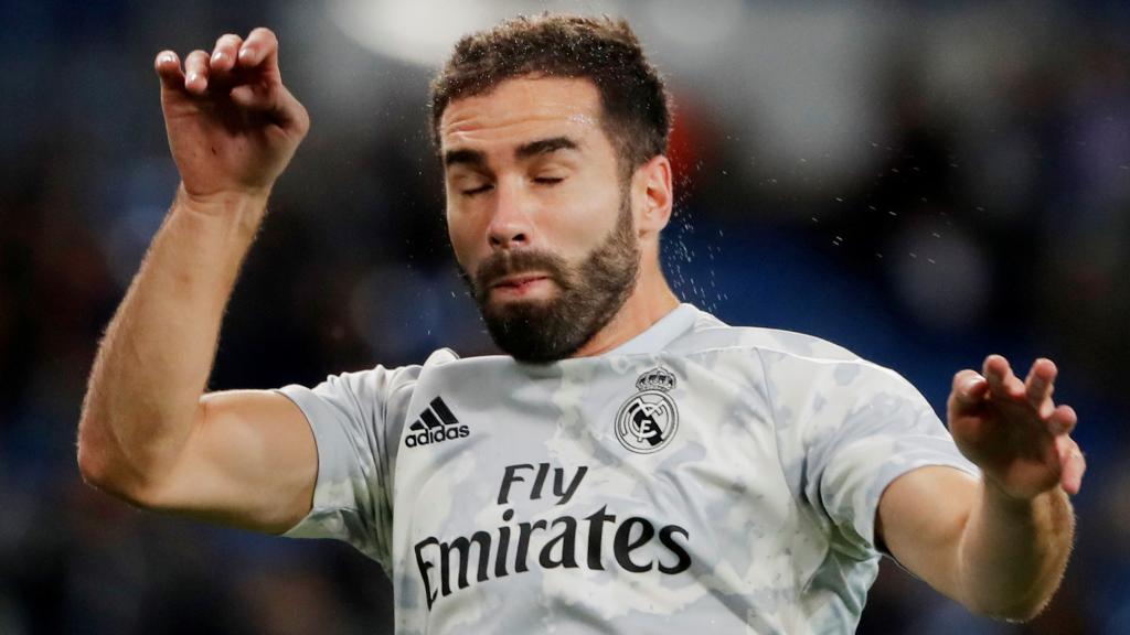 Dani Carvajal, en el partido del Real Madrid ante el Leganés de La Liga