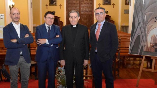 Juan José Montero, Teo García, Gerardo Ortega y Anastasio Gómez han presentado el XVI Festival Internacional de Órgano de la Iglesia de Santo Tomé