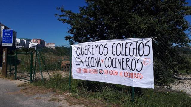 Una plataforma de Novo Mesoiro busca que los colegios tengan comedor