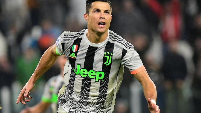 Cristiano Ronaldo celebra un gol con la Juventus