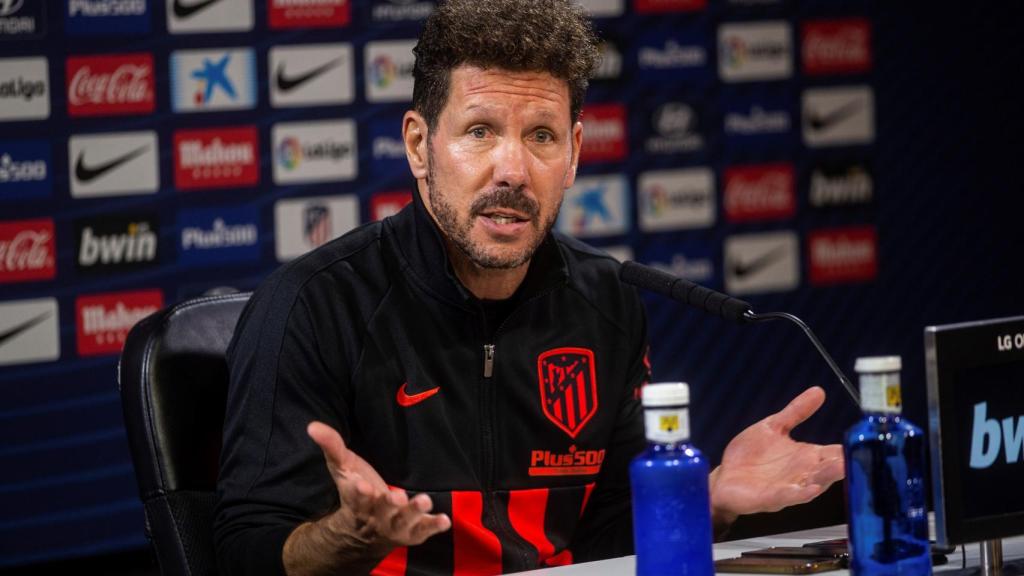 Simeone, en rueda de prensa