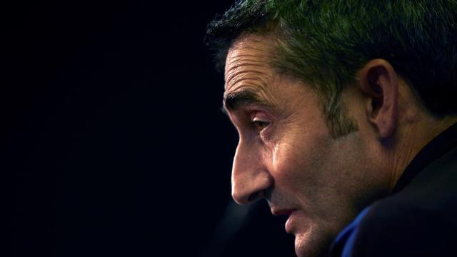 Ernesto Valverde, en rueda de prensa