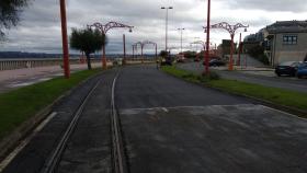 Tramo del Paseo Marítimo afectado por el socavón