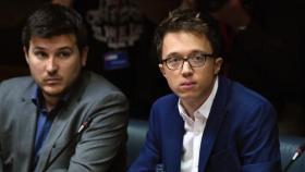 Pablo Gómez Perpinyà junto a su líder en Más País, Íñigo Errejón.