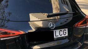 Uno de los primeros coches matriculados con código LCG