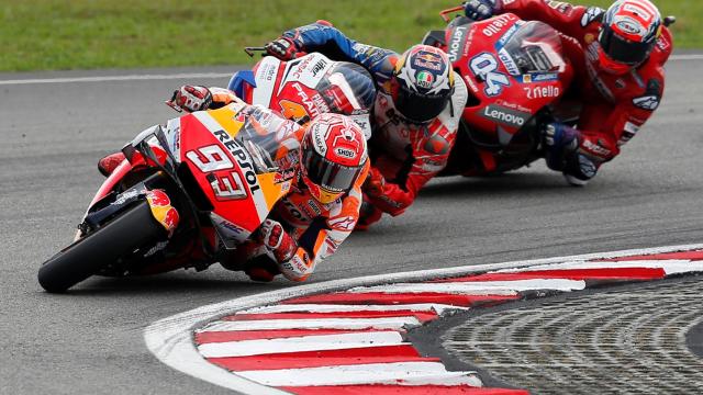 Marc Márquez en Malasia.