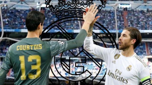 Courtois y Ramos.