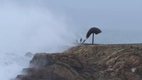 Las consecuencias del temporal este domingo en A Coruña