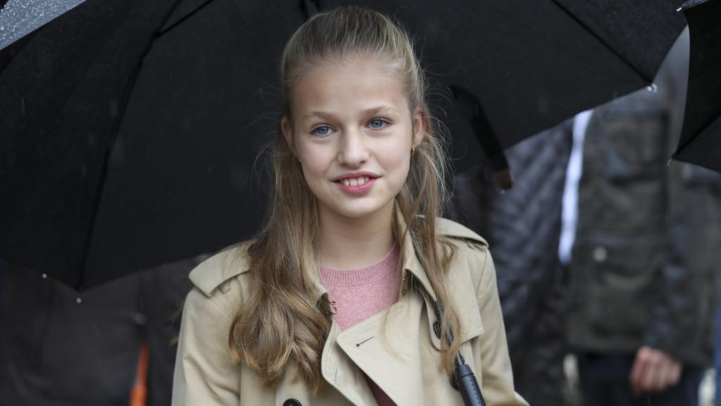 La princesa de Asturias, Leonor de Borbón, en Asiegu.